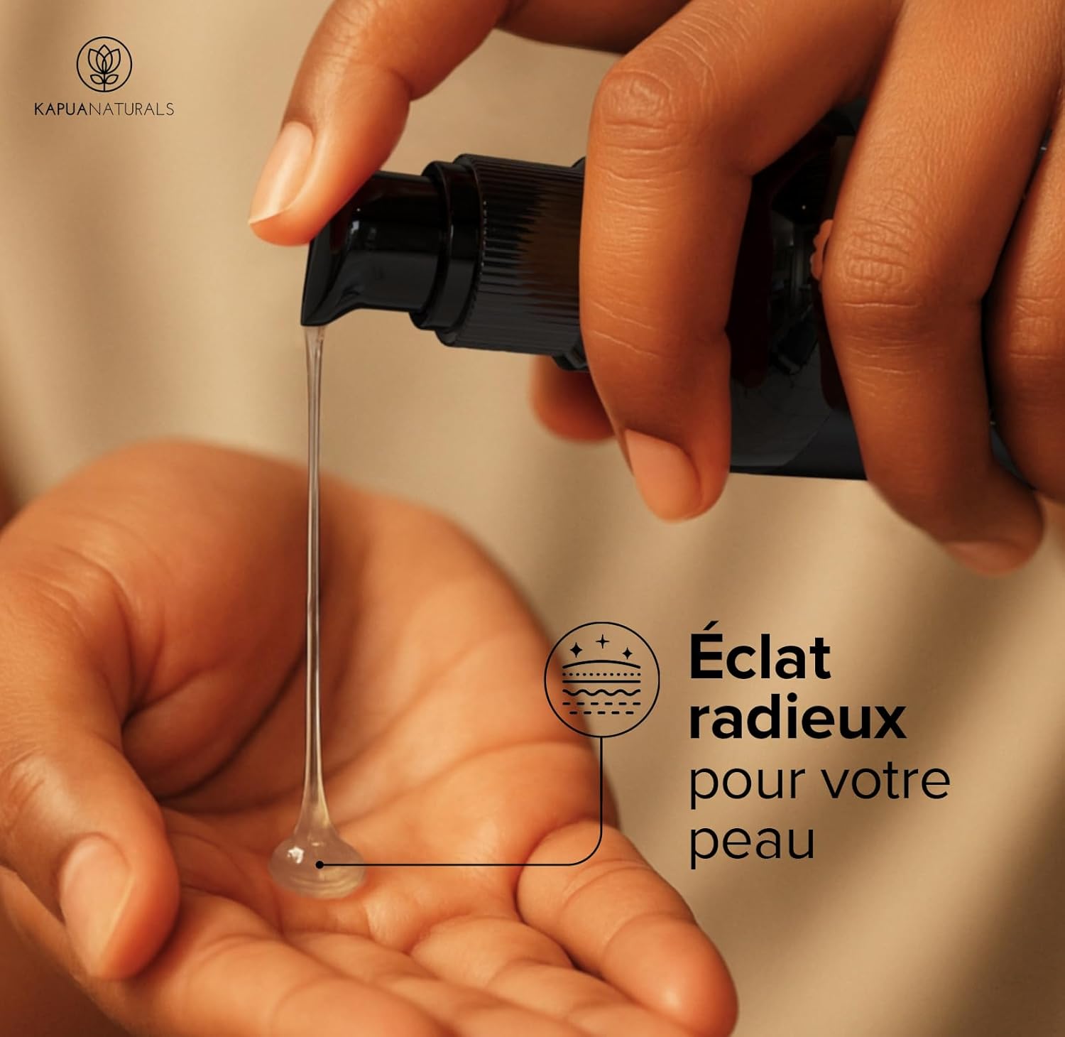 Detalle de BIO Serum Vitamine C – Sérum visage 100 ml avec Acide Hyaluronique, Panthénol et Vitamine E