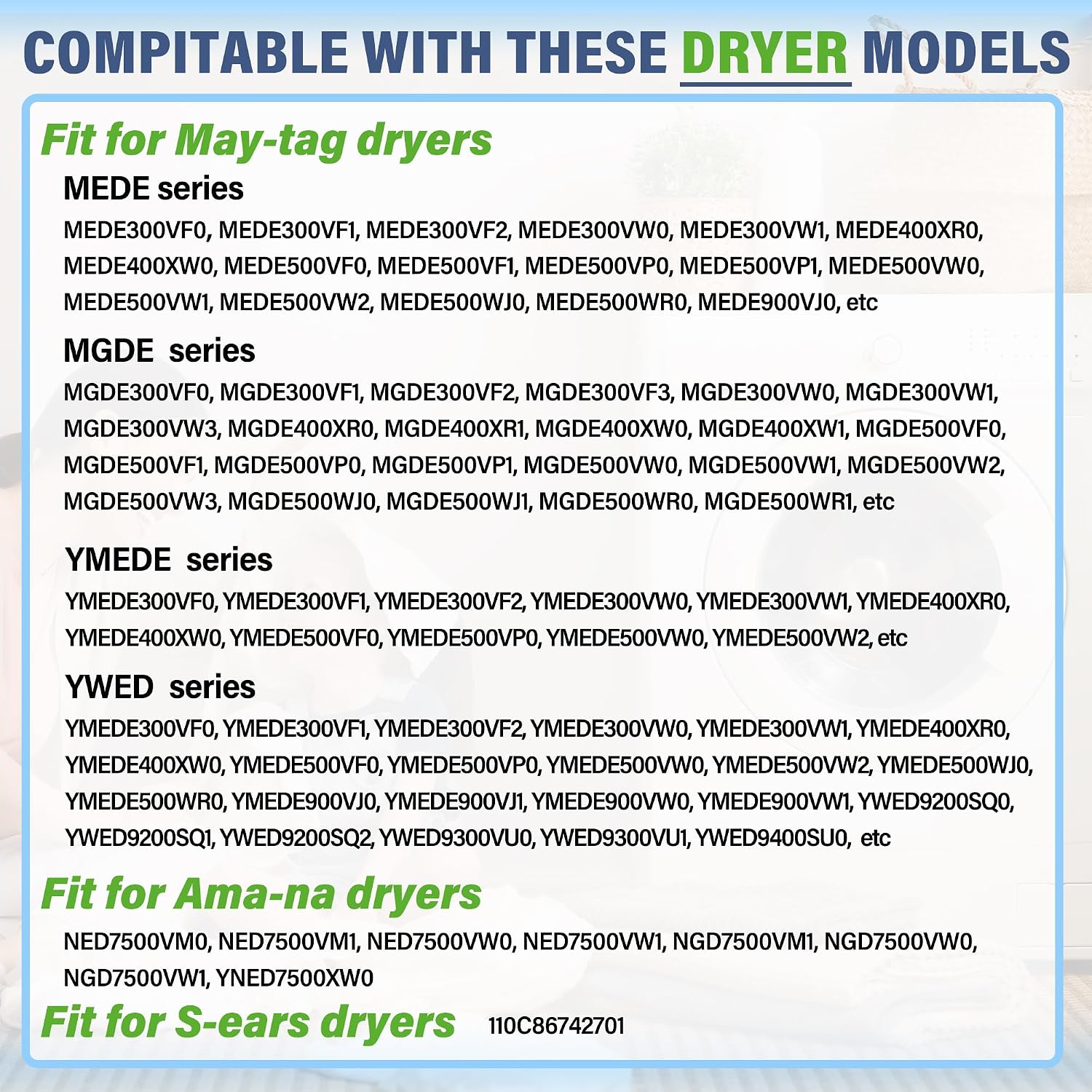 Thumbnail 6 de W10310366 Dryer Door Hinge for Select Whirlpool, Kenmore & Maytag Dryers