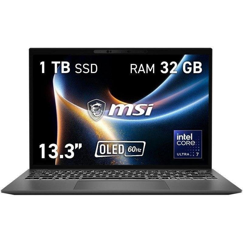 Detalle de MSI Prestige 13 AI+ A3MG-005ES: portátil ultraligero con pantalla OLED y rendimiento de sobremesa