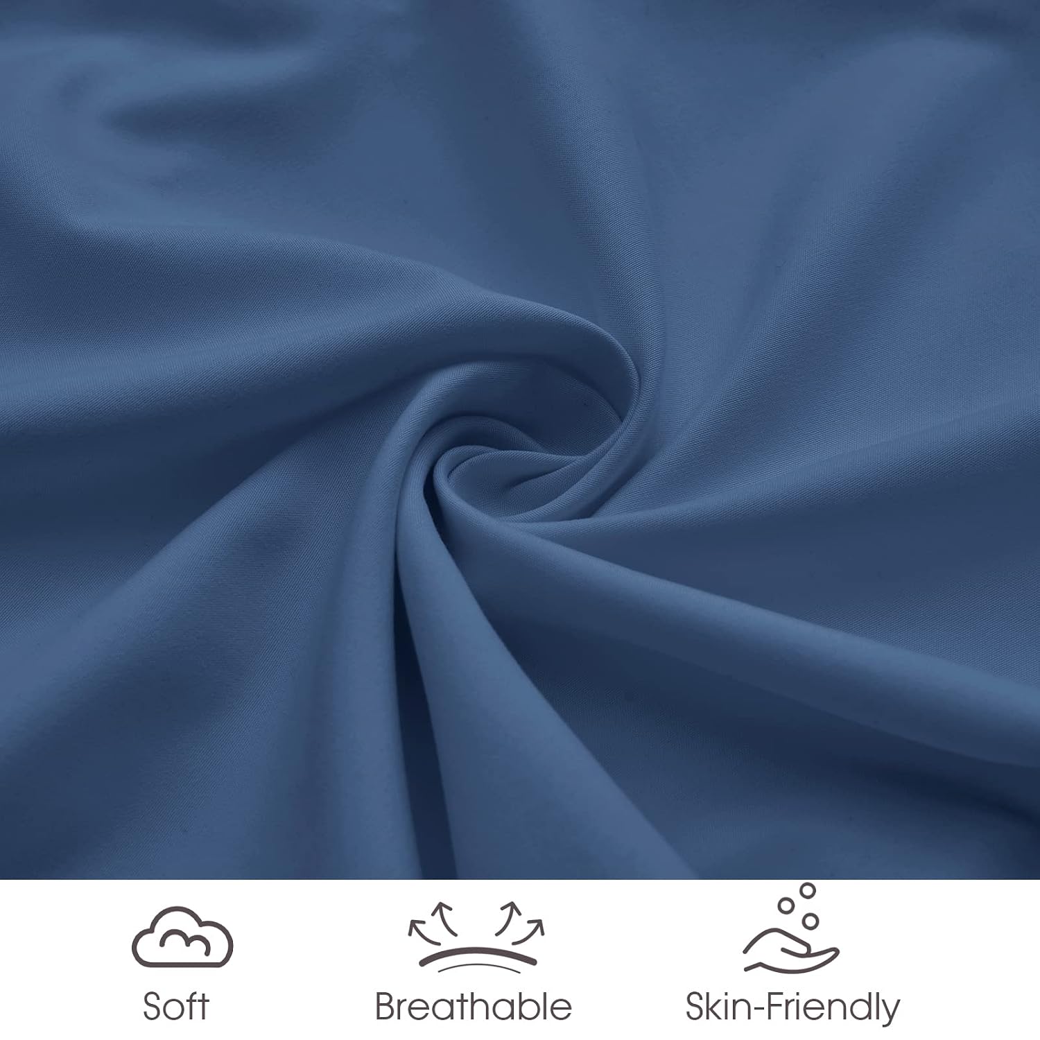 Detalle de david's 3-Pack Changing Pad Covers, Microfiber, Gray, Sage & Navy Blue