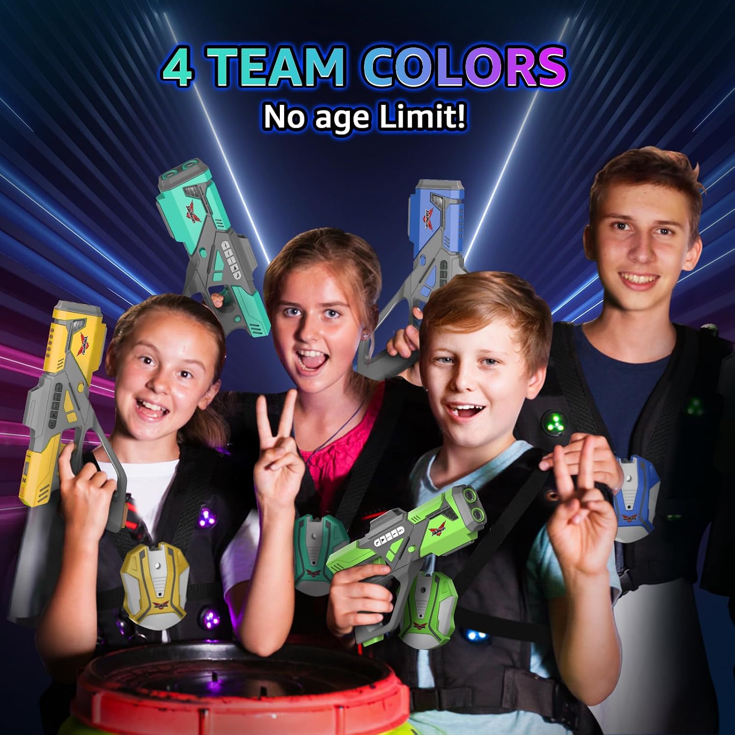 Thumbnail 4 de Rechargeable Laser Tag Set 4-Pack