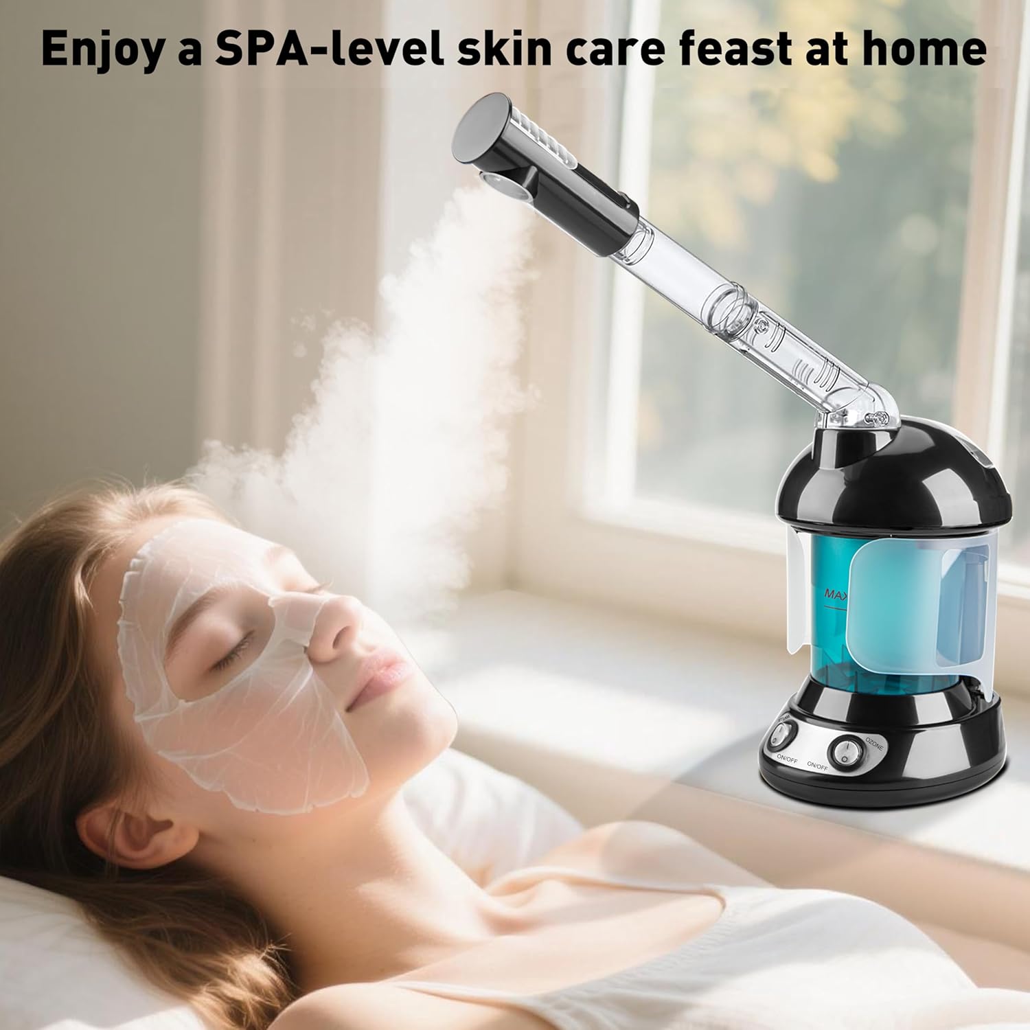 Thumbnail 3 de KINLITO 2-in-1 Hair and Face Steamer: All-in-One Deep Care for Hair and Skin