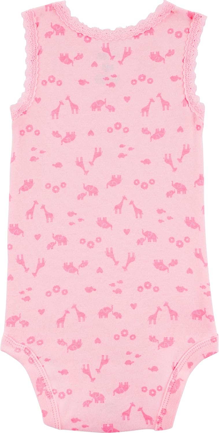 Detalle de Simple Joys by Carter's Baby-Girls 6-Pack Short-Sleeve Bodysuit