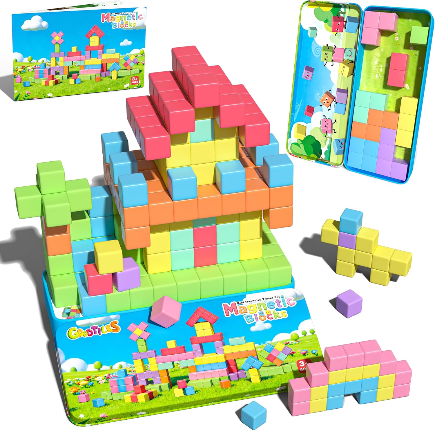 Detalle de Goodtiles Magnetic Blocks, 0.8-Inch Cubes
