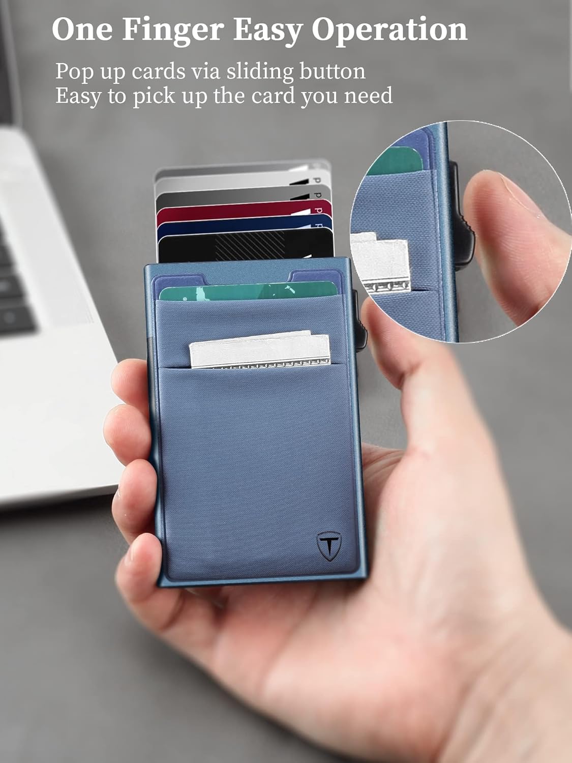 Thumbnail 2 de TOYFID Minimalistische RFID-Schutz-Brieftasche: Schlank, sicher und vielseitig