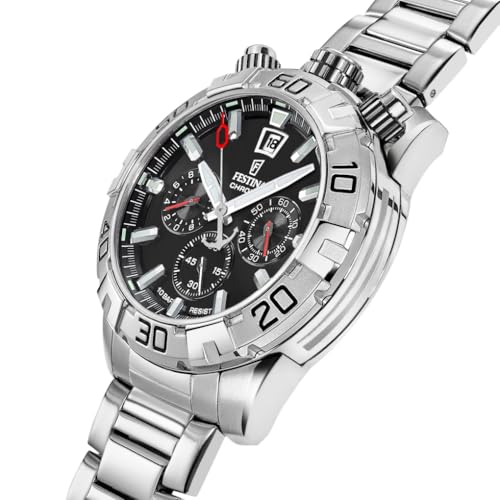 Detalle de Festina Reloj Hombre Cronógrafo de Acero Inoxidable 316L