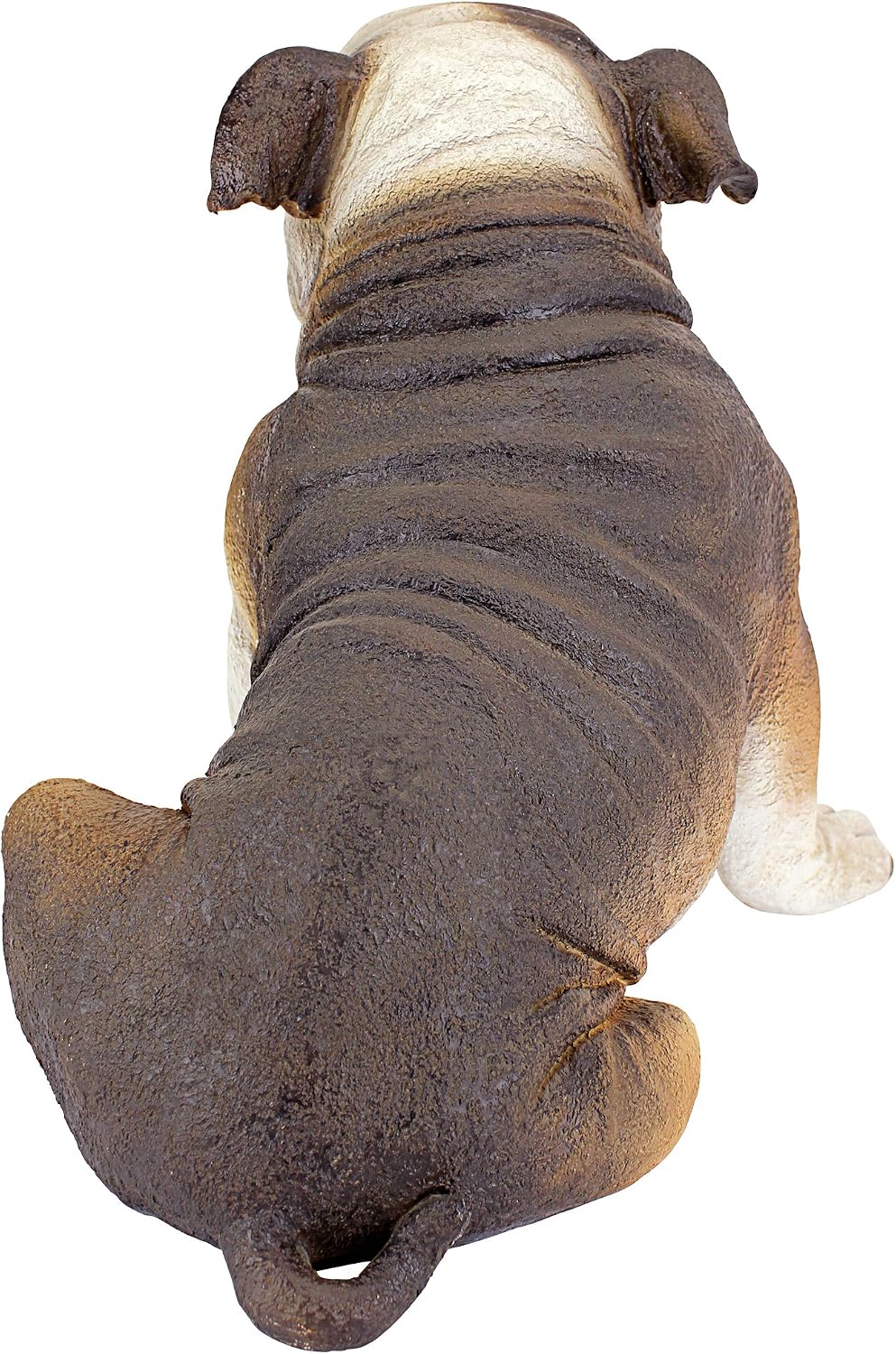 Detalle de Design Toscano DB383052 Buster – figurka buldoga do ogrodu, żywica, ręczne malowanie