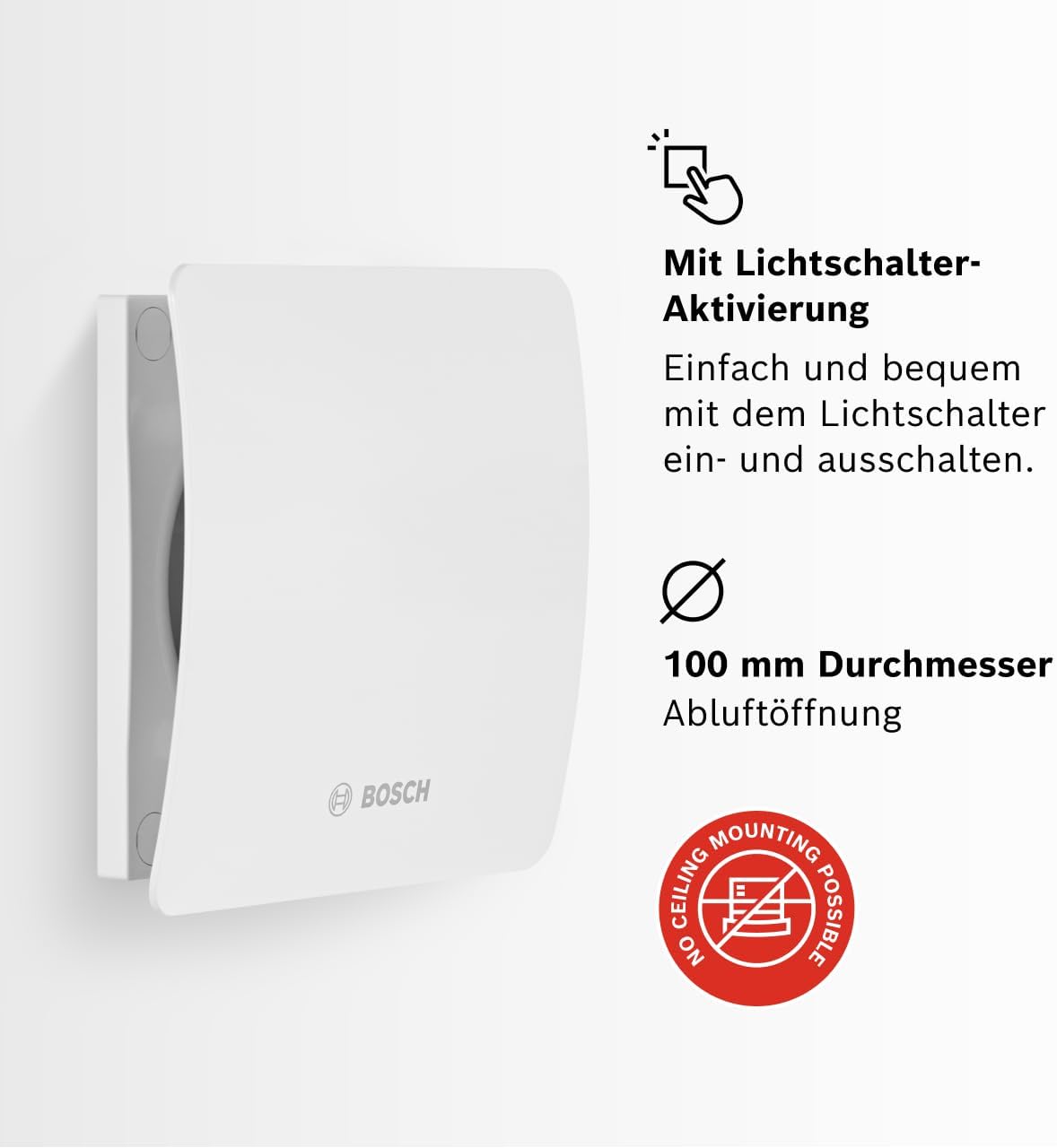 Thumbnail 2 de Bosch Badlüfter 1500 W 100mm
