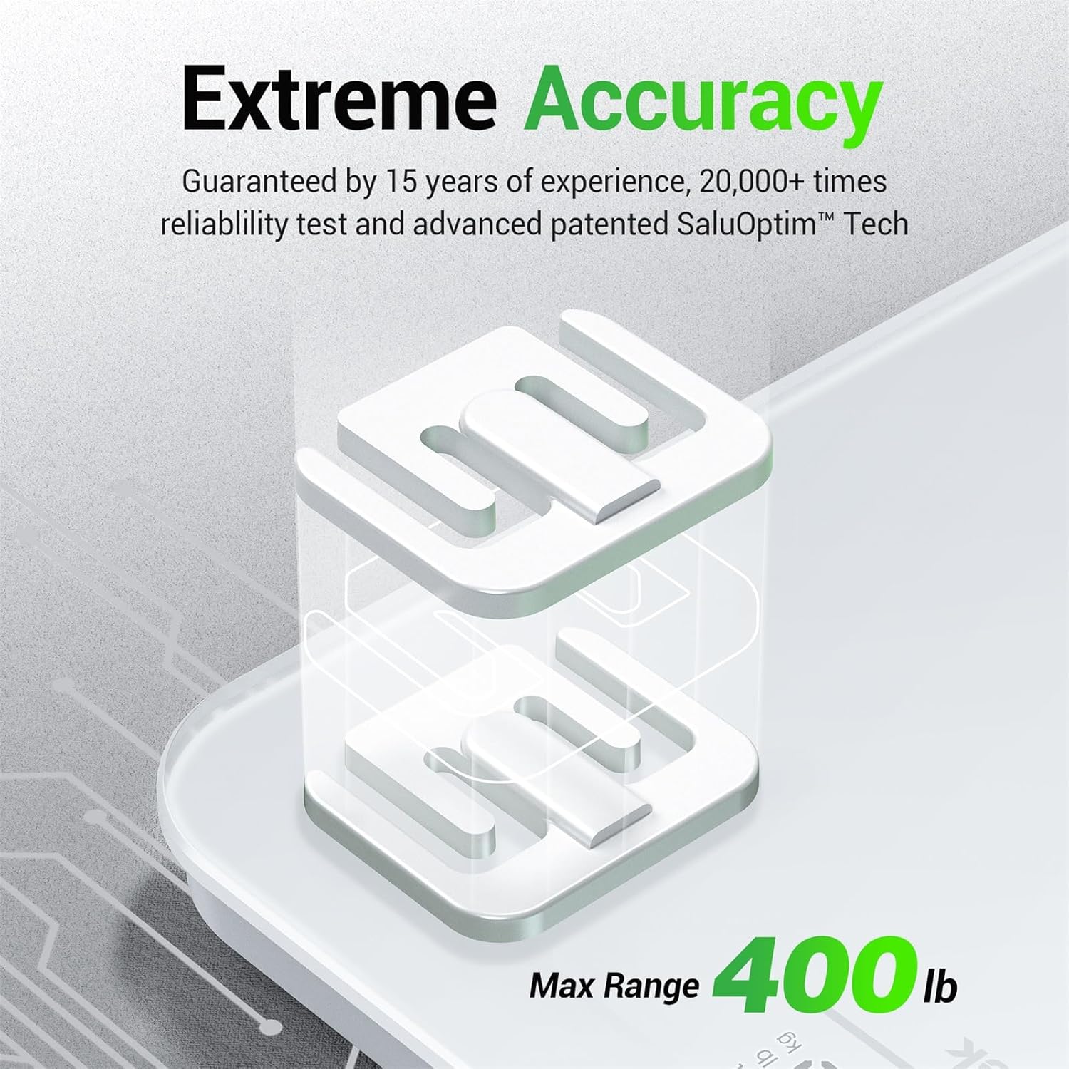 Thumbnail 1 de Ovutek Bathroom Scale 400 lb