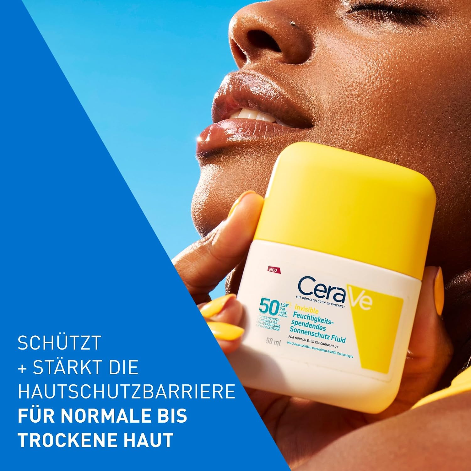 Thumbnail 2 de CeraVe Invisible Feuchtigkeitsspendendes Sonnenschutz Fluid SPF 50 – Unsichtbarer Schutz, feuchtigkeitsspendend