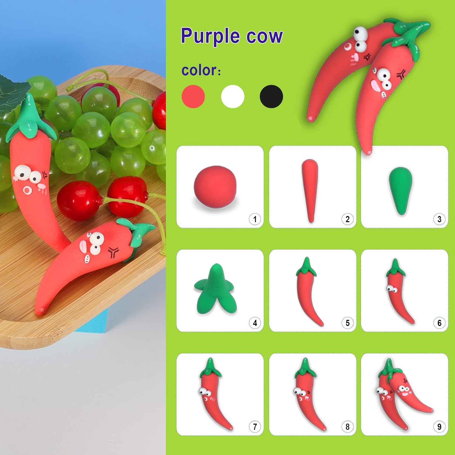 Thumbnail 5 de Ixiaoyoo Air Dry Clay Kit 92-colour set for kids 🎨