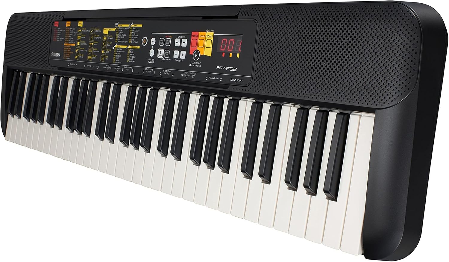 Thumbnail 1 de Yamaha PSR-F52: Tastiera digitale compatta da principianti con 61 tasti, 144 voci e 158 stili
