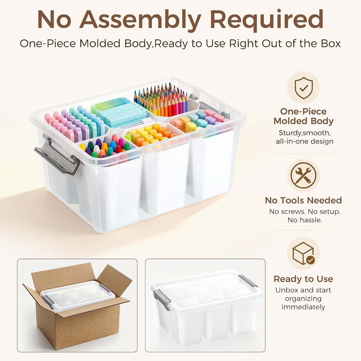 Detalle 2 de Citylife 17 QT Storage Bin
