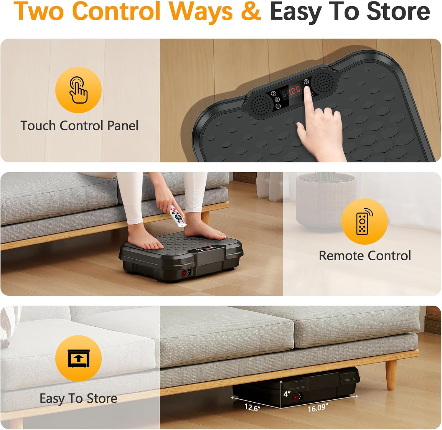 Detalle 2 de NXSCI Vibration Plate with 250 Speeds ⚡