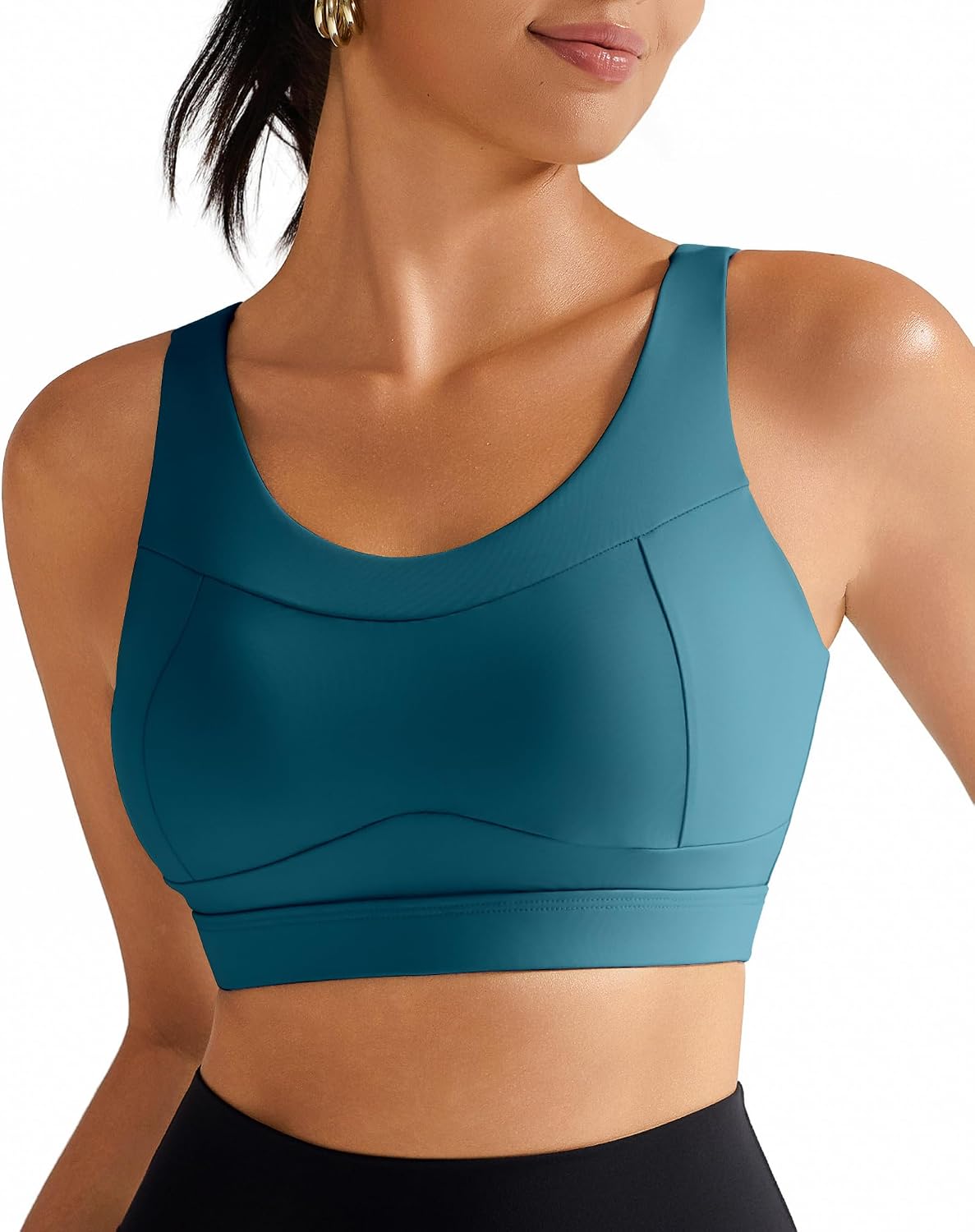 Detalle de RUNNING GIRL High Impact Racerback Sports Bra