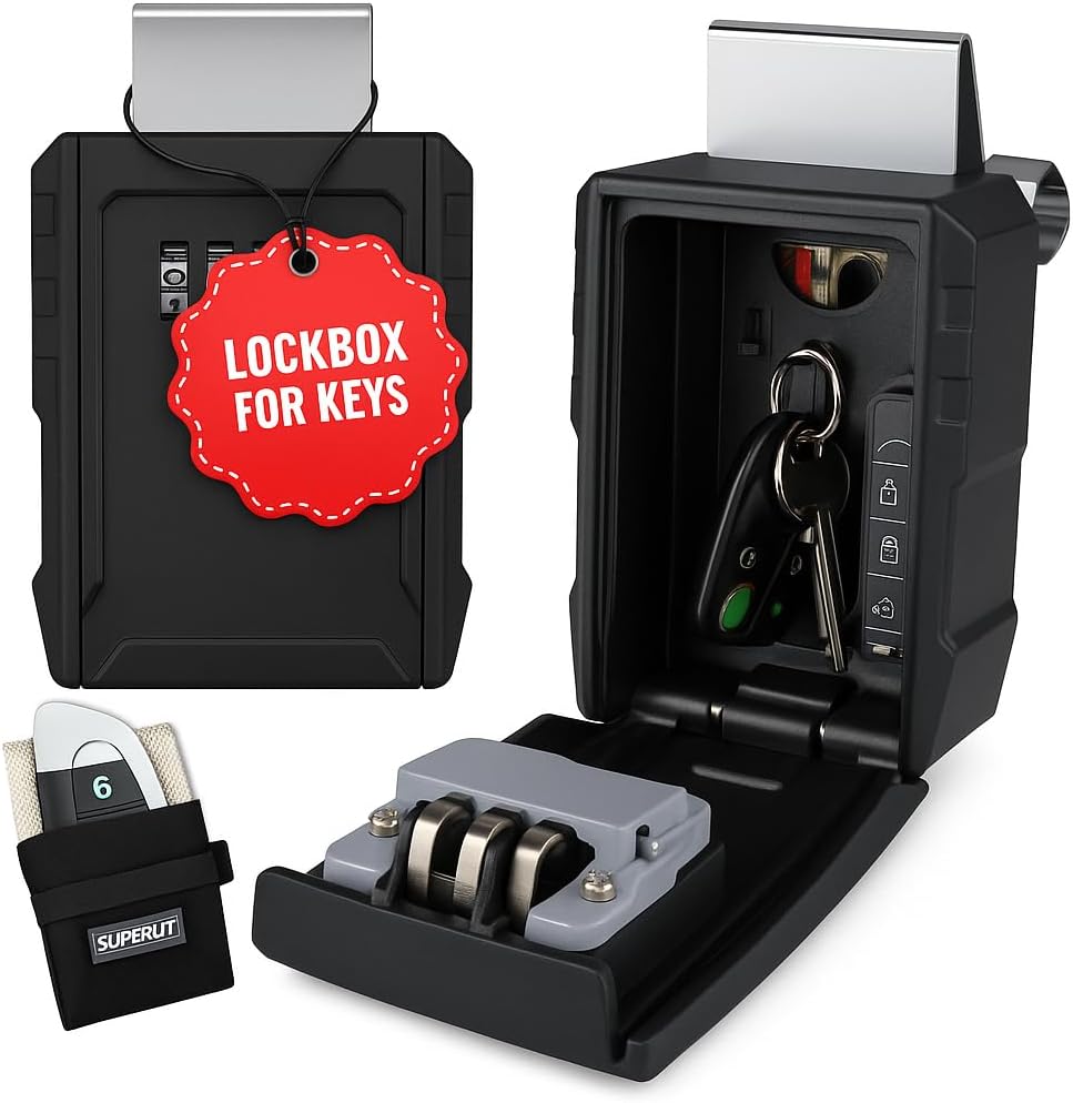 Detalle 2 de SUPERLIT Faraday Pouch for Key Fob (2-Pack) — RFID & signal-blocking keyless entry protection