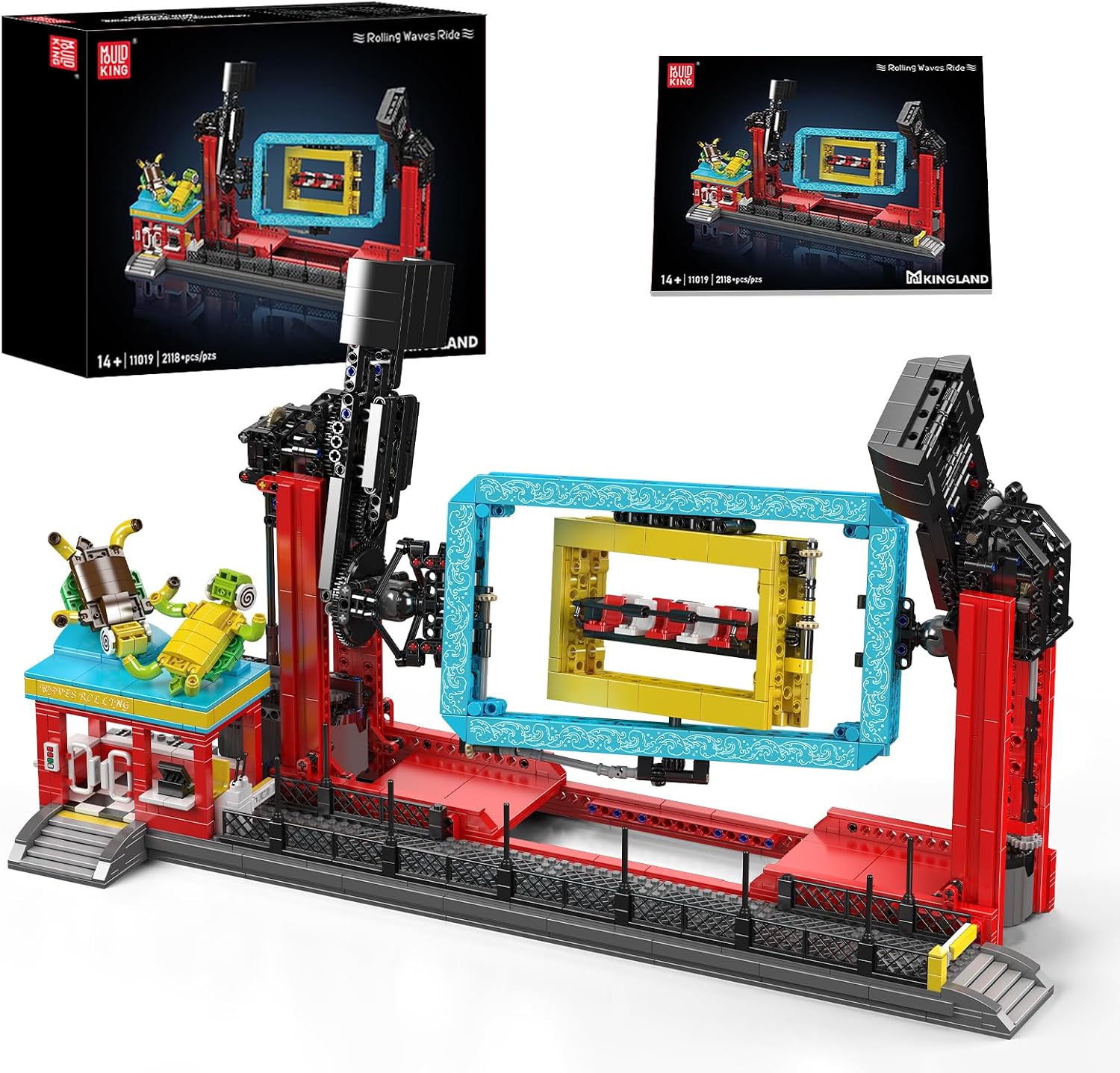 Thumbnail 6 de Mould King 11014 Großes Achterbahn-Modell 3646 Teile 🎢