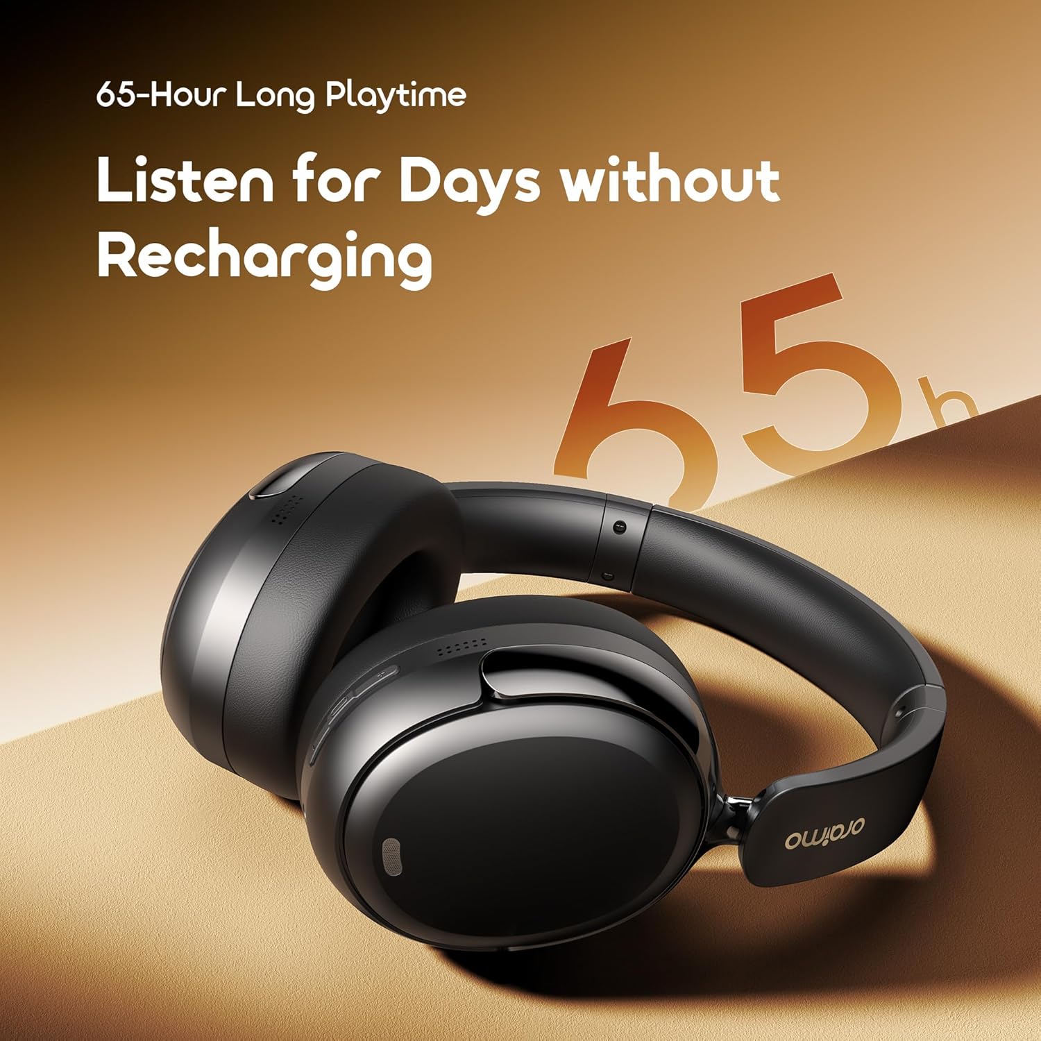 Detalle 2 de Oraimo Active Noise Cancelling Over‑Ear Headphones