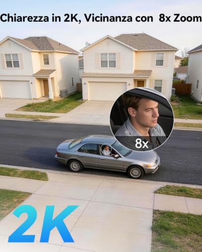 Detalle de Imou Talos 2K/3MP Telecamera WiFi da Esterno – Sorveglianza 360° con Faretto Intelligente