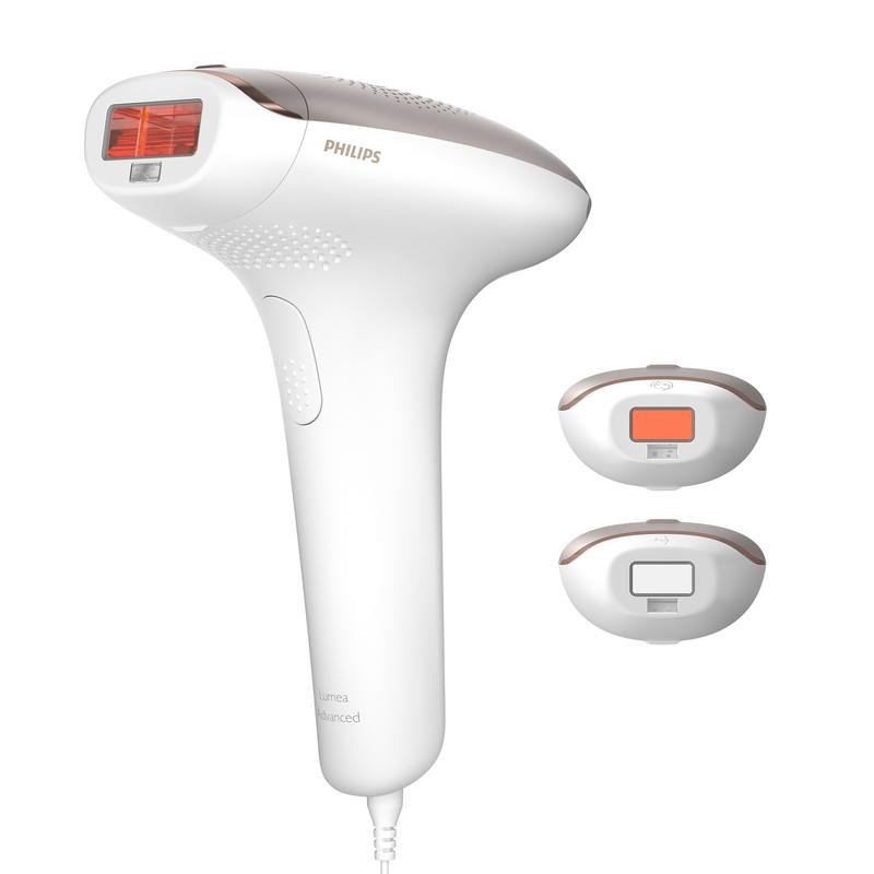 Detalle 2 de Depiladora IPL Philips Lumea Advanced SC1998/00: 5 niveles y 2 cabezales para uso facial y corporal