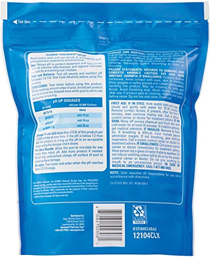 Detalle 2 de Clorox Pool&Spa Swimming Pool pH Up: Raises pH for Balanced Water