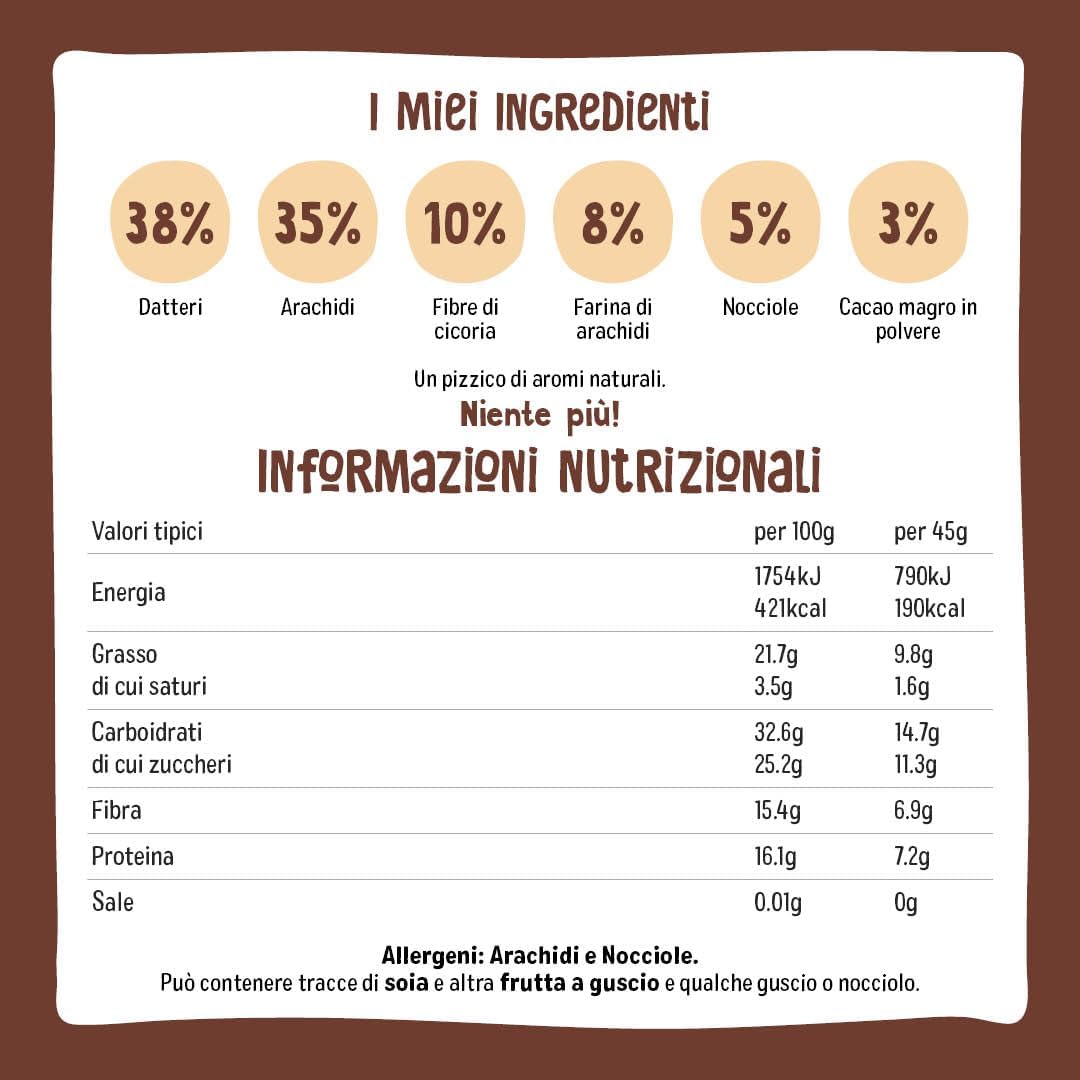 Thumbnail 1 de Nākd. Protein Cacao Nocciola – Barre Proteiche con 7 g di proteine vegetali