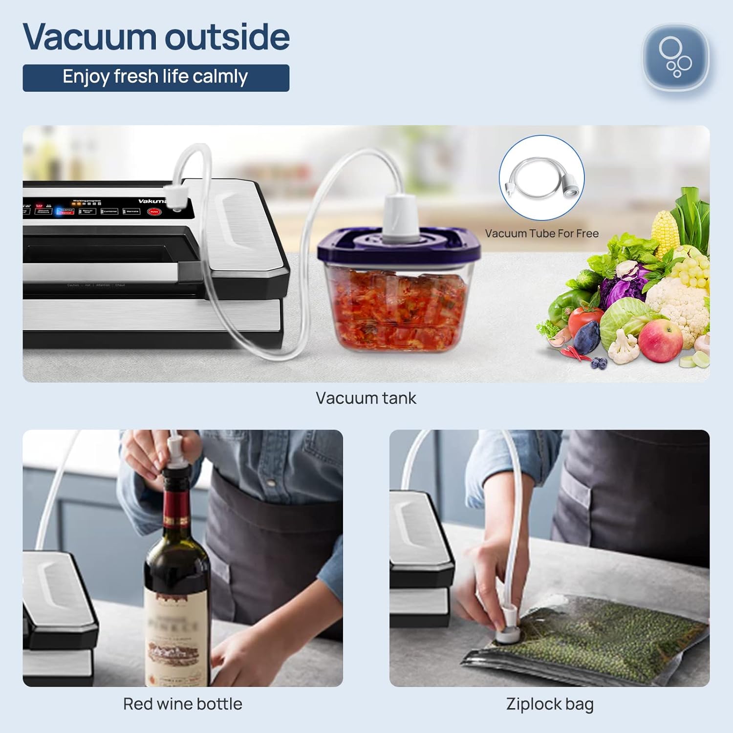 Thumbnail 4 de Vakumar Precision Vacuum Sealer Pro 90 Kpa