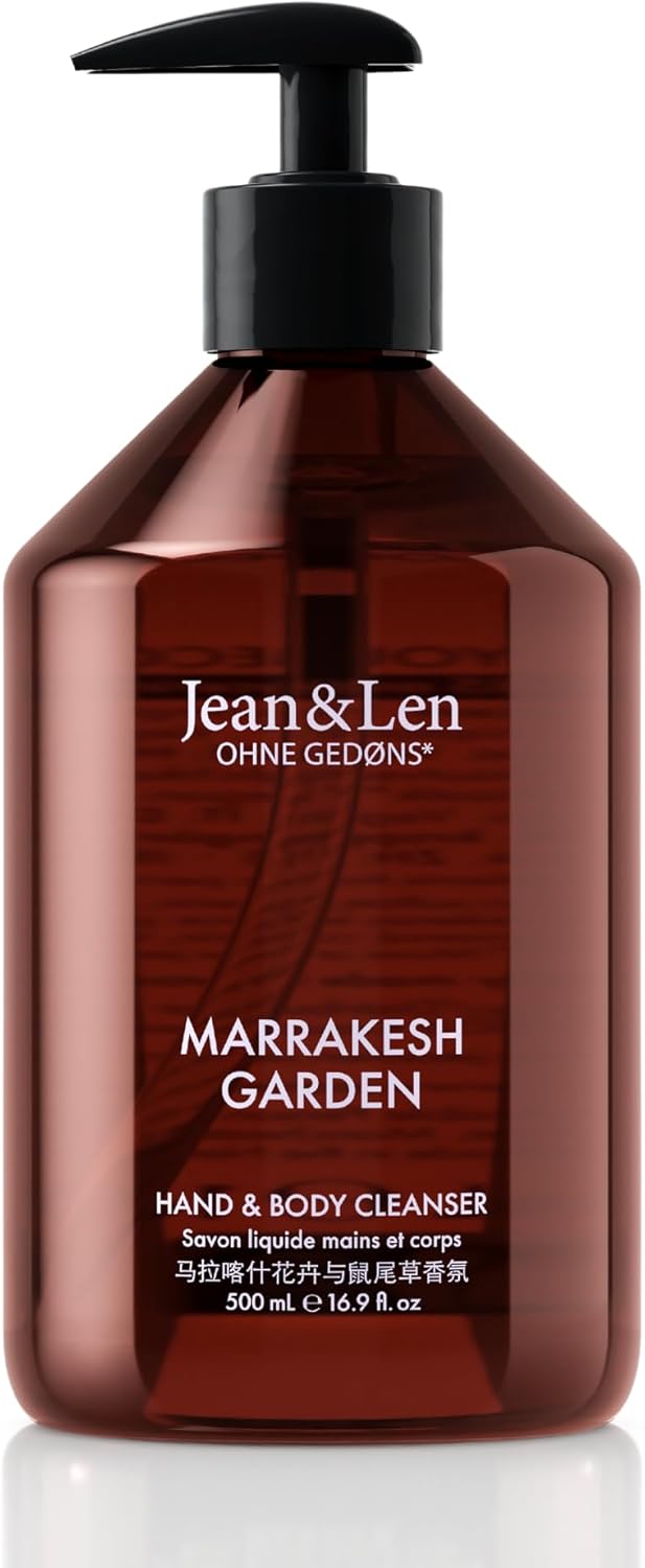 Jean & Len Detergente Corpo e Mani Marrakech Garden 500 ml: pulizia profumata e vegana