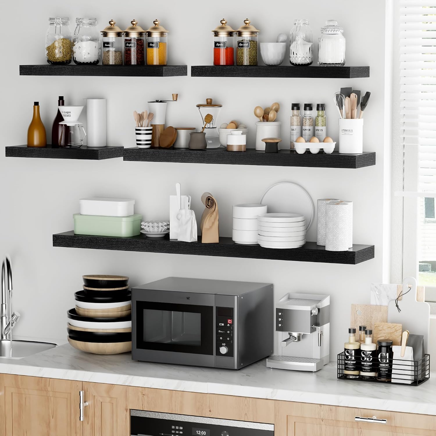 Detalle 2 de Fun Memories 24-Inch Floating Shelves 2-Pack