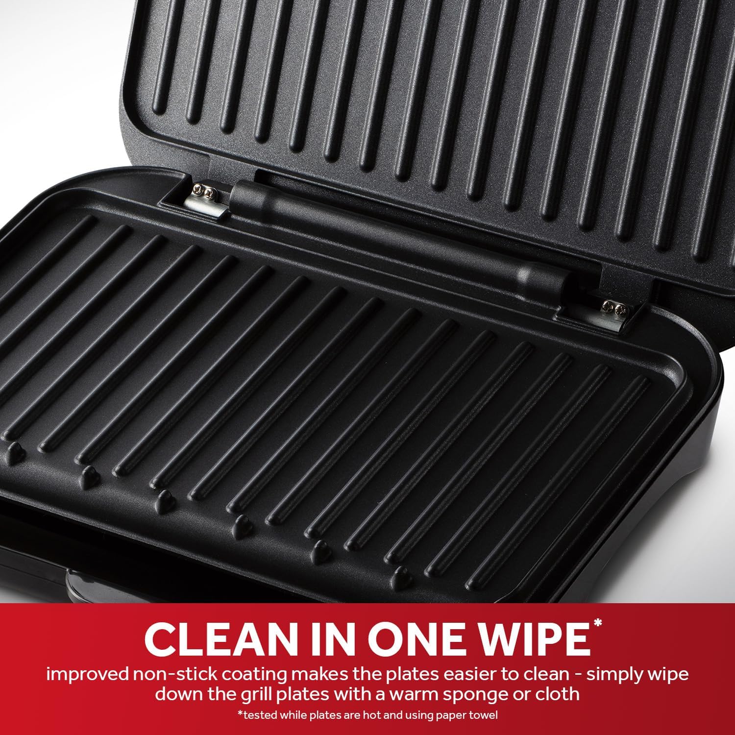 Detalle 2 de George Foreman Medium Electric Fit Grill: a pragmatic companion for everyday healthy cooking