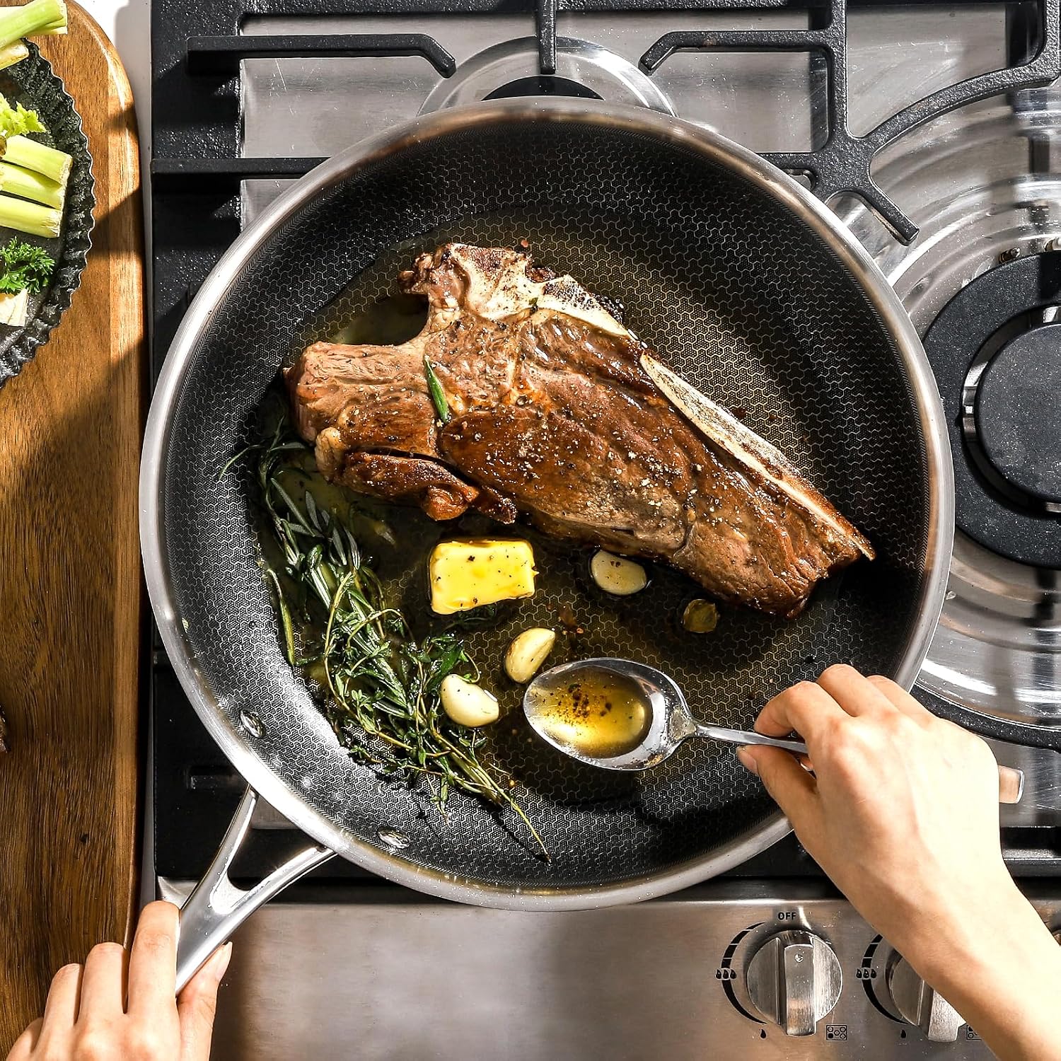 Thumbnail 4 de DELUXE Hybrid Ceramic 12-Inch Fry Pan