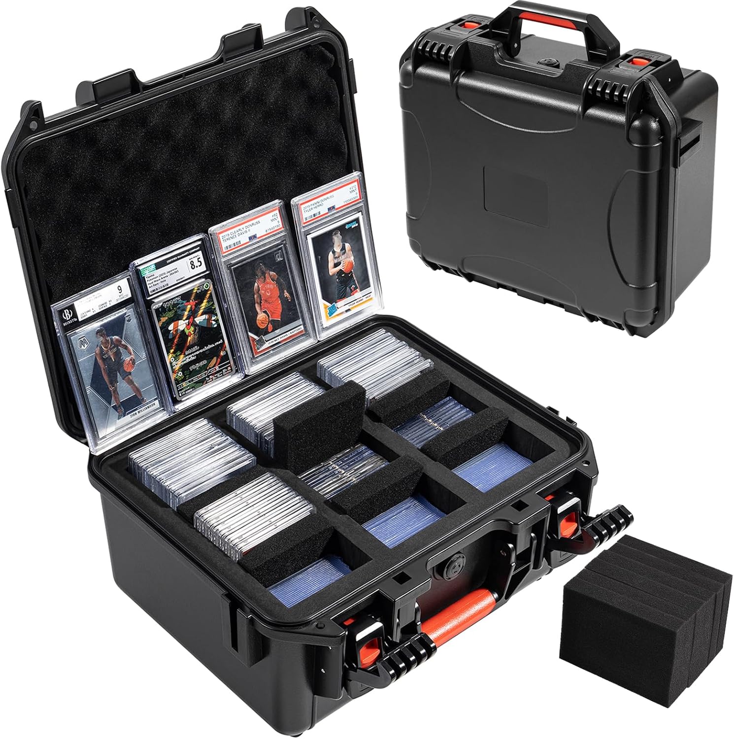 Detalle de QINGUANG Graded Card Storage Box 14.06