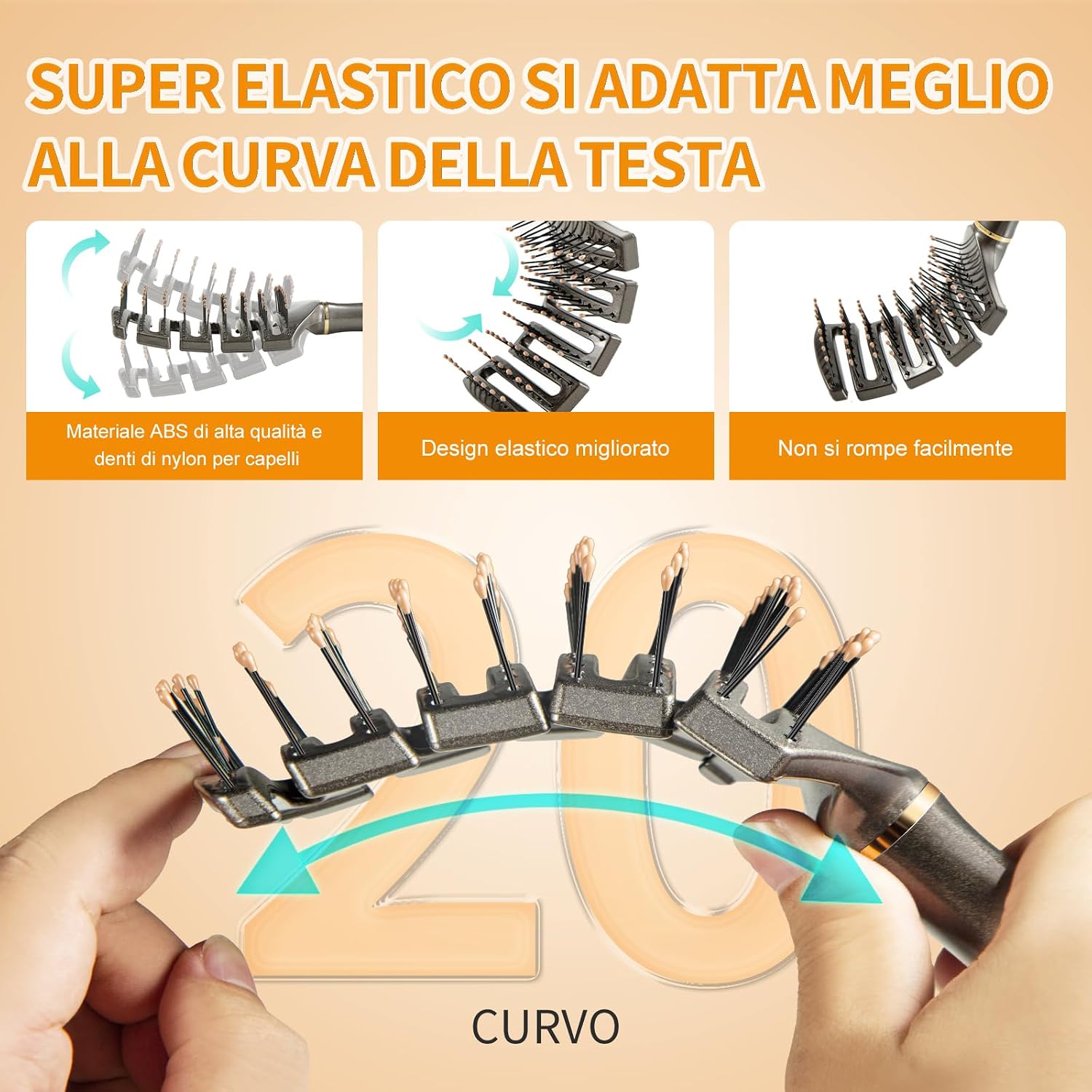 Thumbnail 3 de SHINLEA Spazzola Districante Ventilata per Capelli