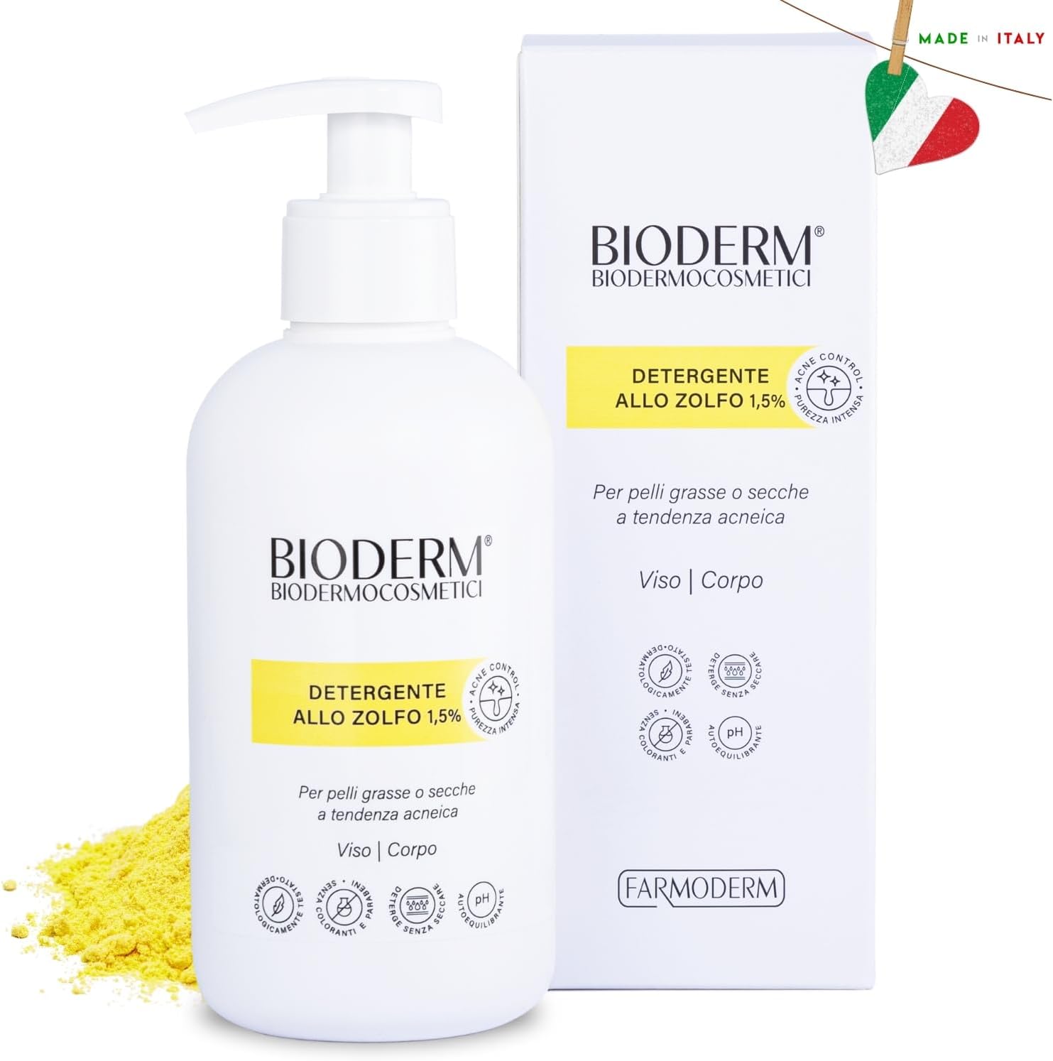 Detalle de Bioderm S Detergente allo Zolfo 1,5% per pelle grassa