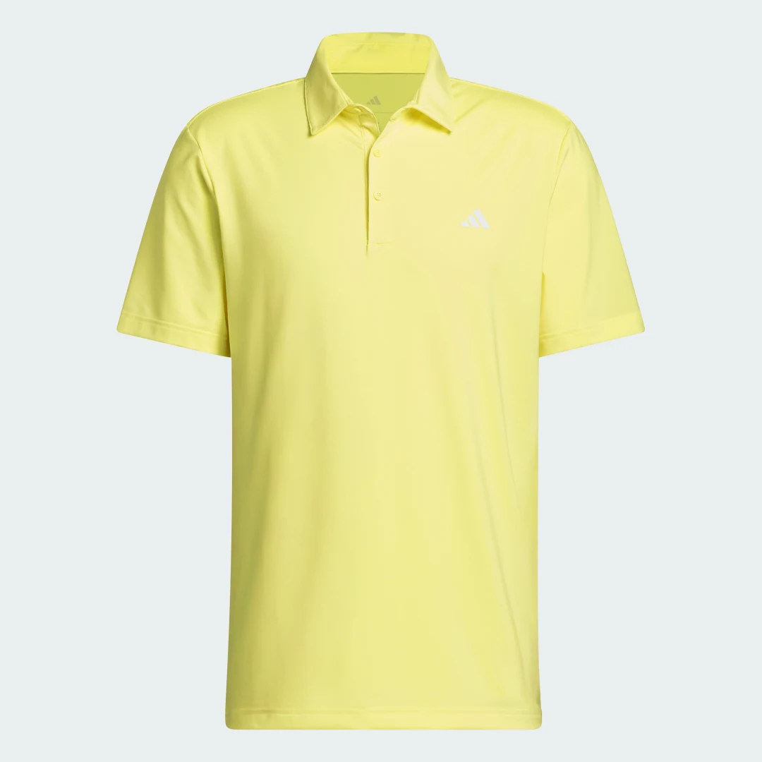 Detalle 2 de Polo Ultimate365 de Adidas en Amarillo – color sólido para uso diario