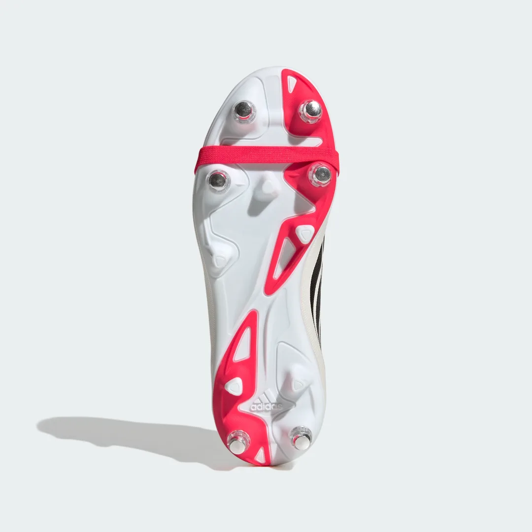 Thumbnail 3 de Adidas Predator League: bota de fútbol para césped natural húmedo (lengüeta) en rojo
