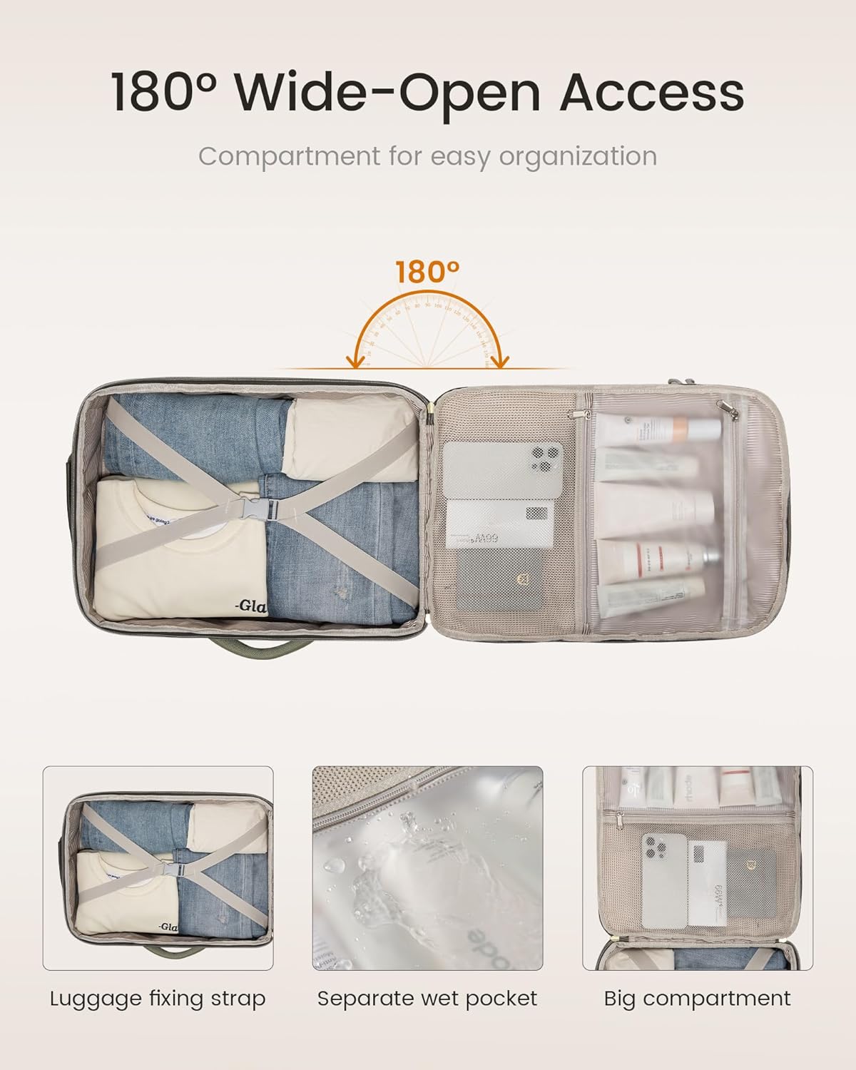 Thumbnail 5 de LOVEVOOK 40L Travel Backpack carry-on backpack