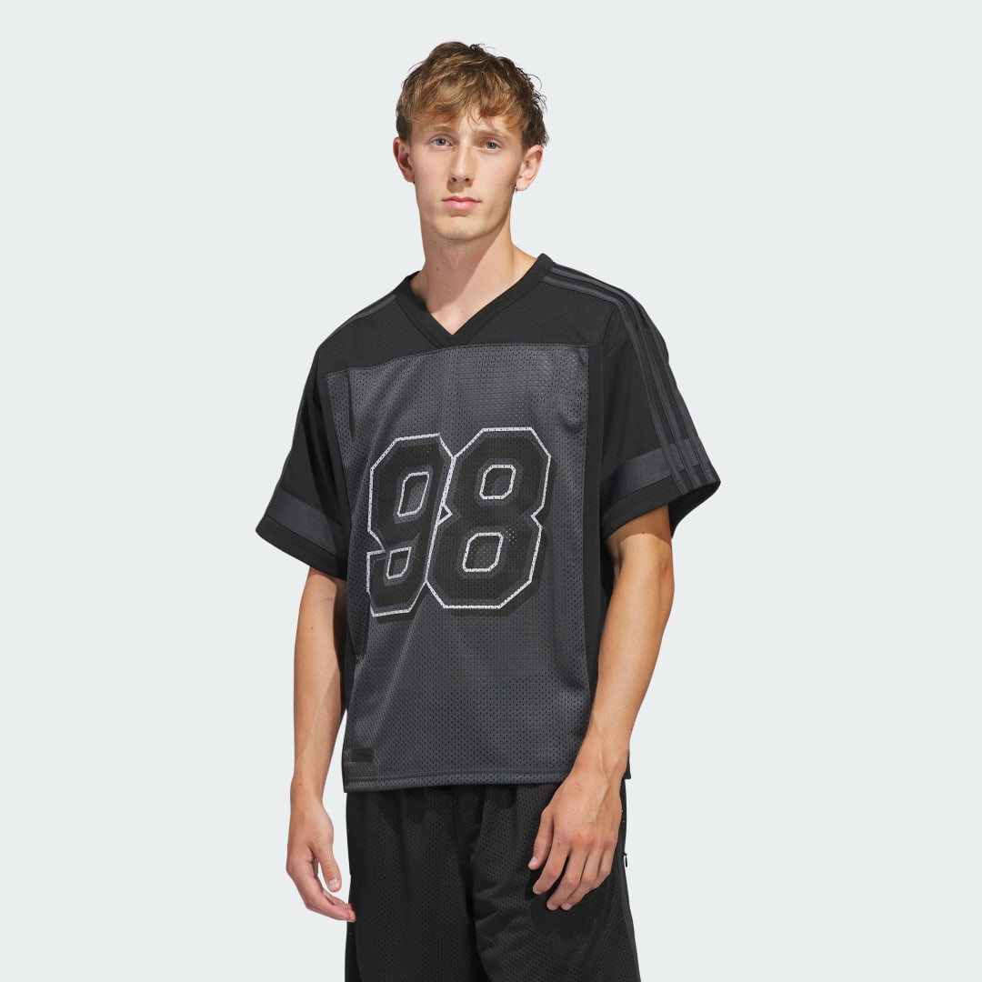 Detalle de Camiseta de Fútbol Skateboarding X Tyshawn – Adidas, Negro
