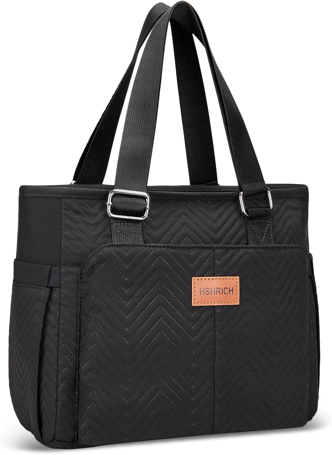 Thumbnail 6 de HSHRICH Large Insulated Women’s Lunch Bag (12L) – Leakproof Cooler Tote with Storage Pocket, Stripe