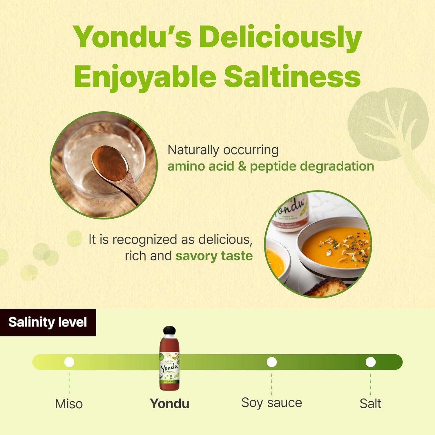 Detalle 2 de Yondu Gemüse Umami 150ml Würzsauce 🍽