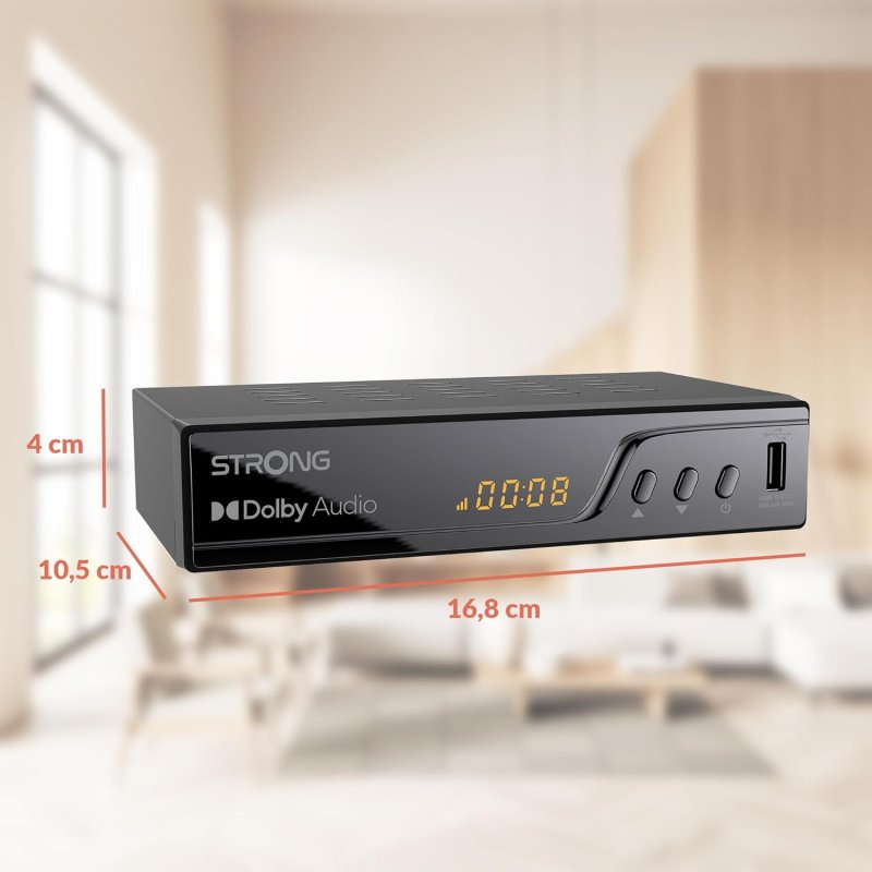 Detalle 2 de Strong SRT 8250 Receptor Digital Terrestre 4K: guía de compra