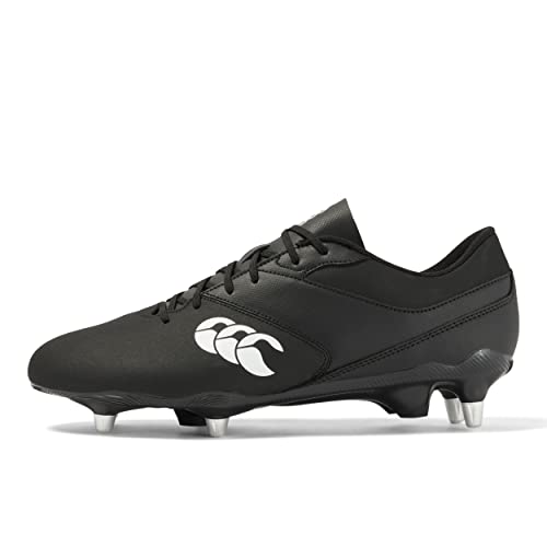 Thumbnail 1 de Canterbury Phoenix Raze Soft Ground Rugby Boots – Unisex, Black/White, Size 9