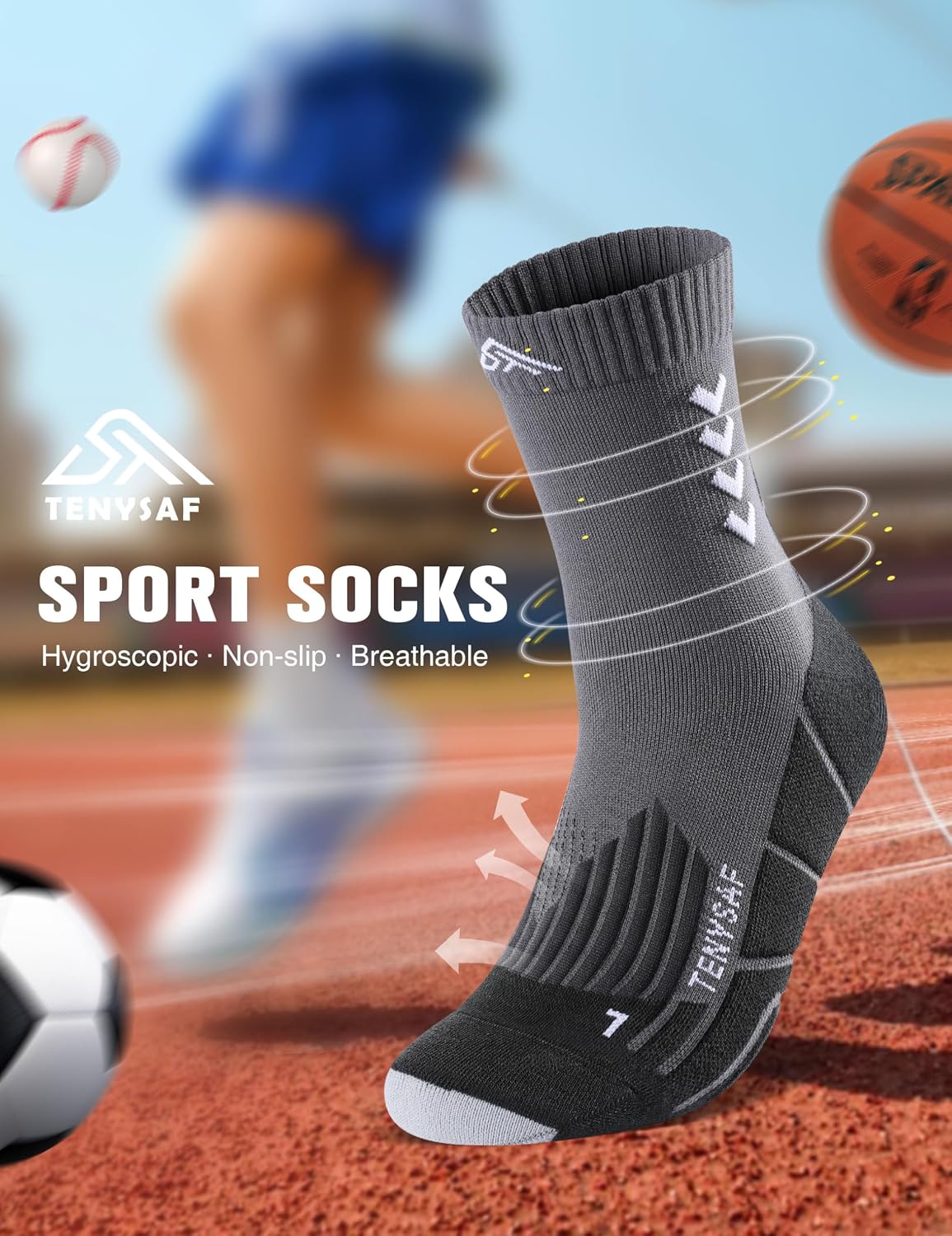 Detalle 1 de Lounwee Kompressions Laufsocken