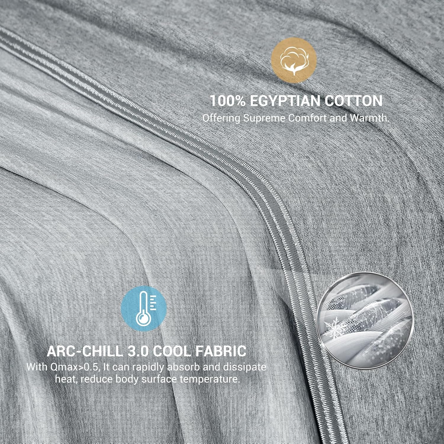 Thumbnail 3 de Elegear Queen Cooling Blanket (Arc-Chill 3.0) — Absorbs Heat to Help Keep You Cool for Night Sweats