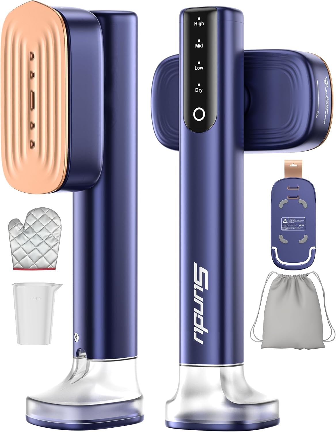 Detalle de Sundu LDYD-1005(WA) 2-in-1 Garment Steamer, 180 mL, 15-Second Heat-Up