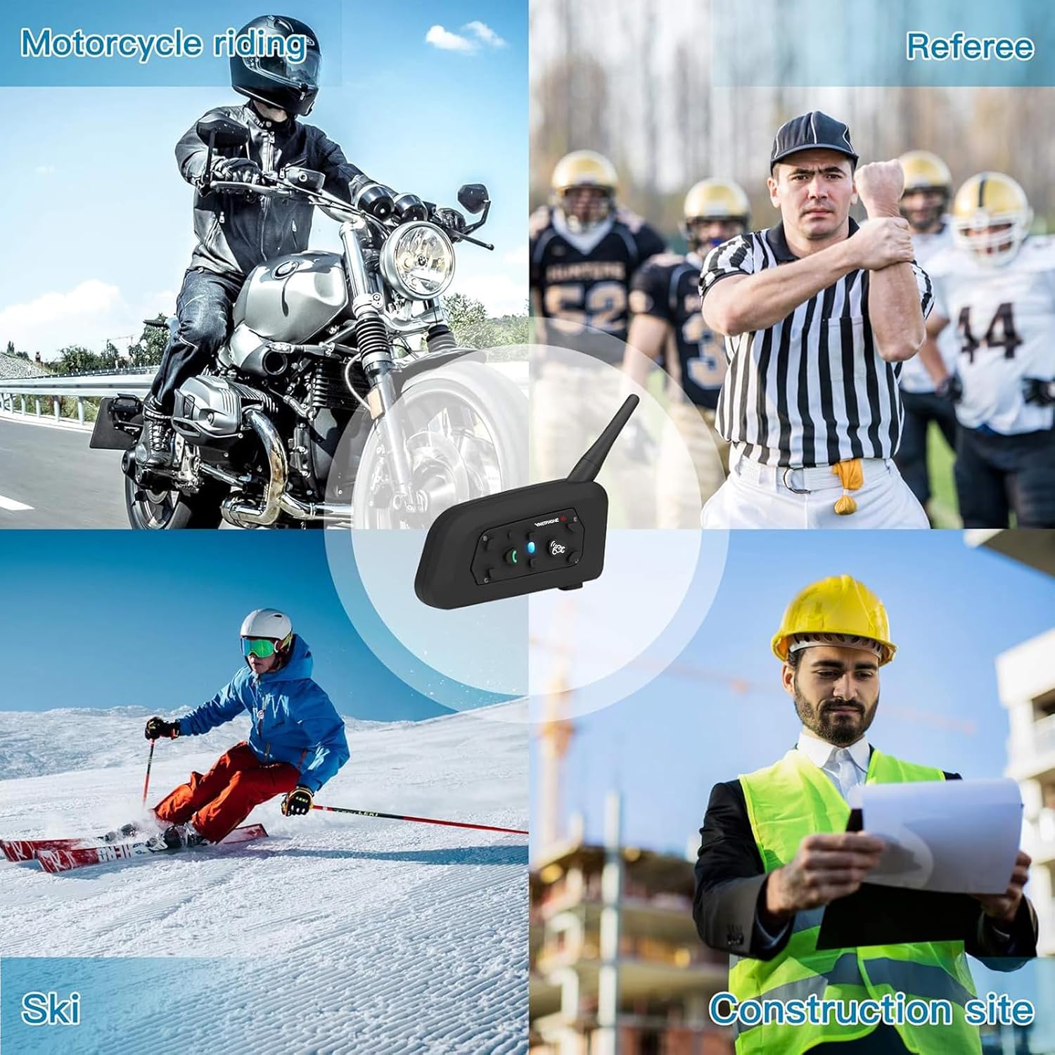 Thumbnail 5 de VNETPHONE V6 Interfono Moto 1200 m