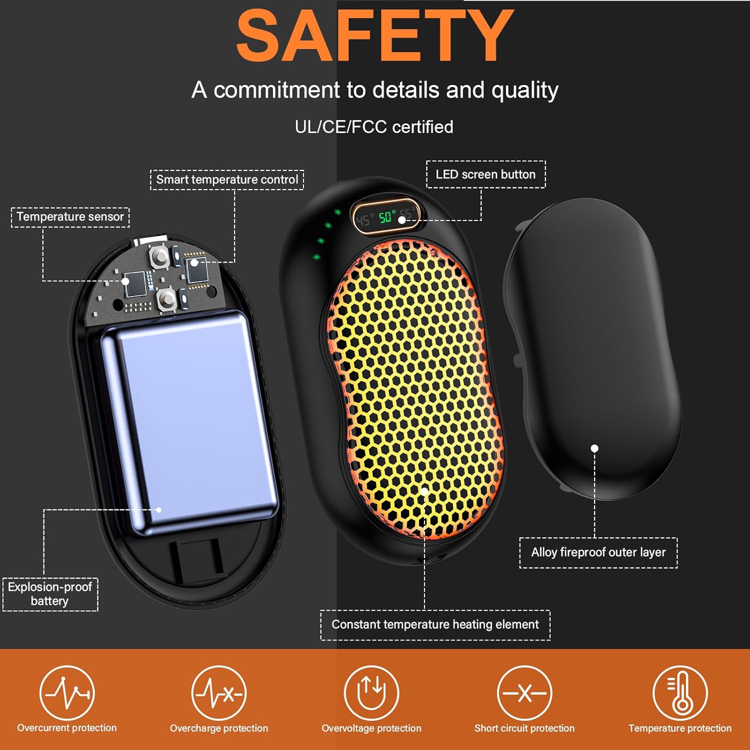 Thumbnail 4 de Scaldamani Ricaricabile 5000mAh 🧤