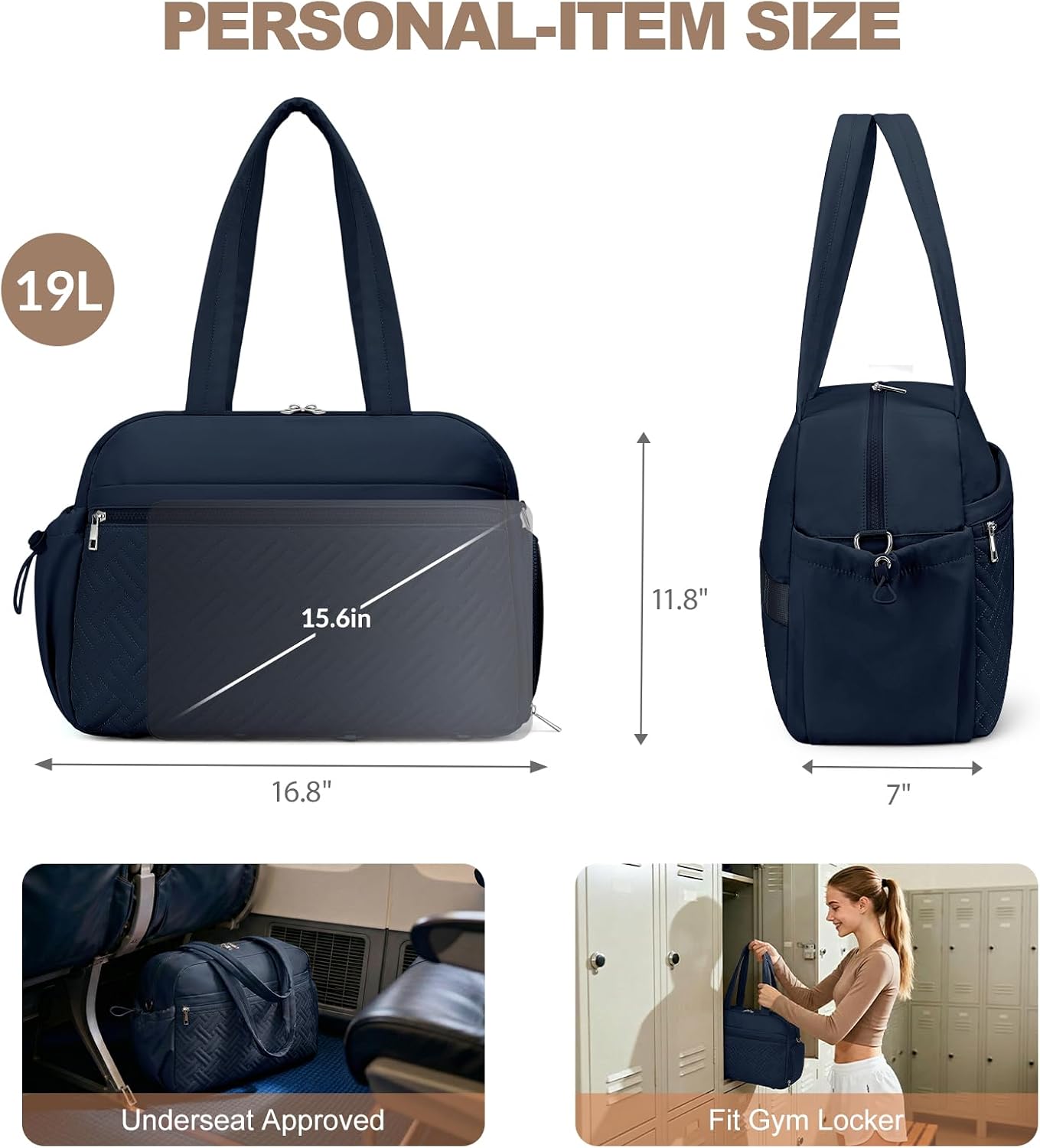 Detalle de SYTRAH gym bag with 11 pockets
