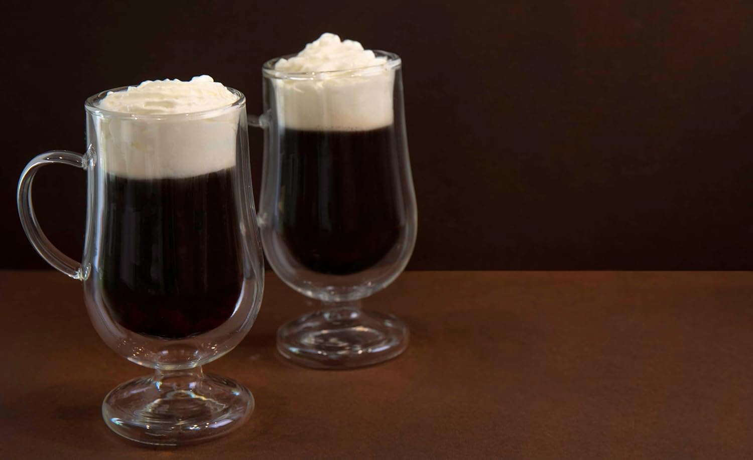 Thumbnail 1 de La Cafetière lot de 2 grands verres à café irlandais double paroi (275 ml)
