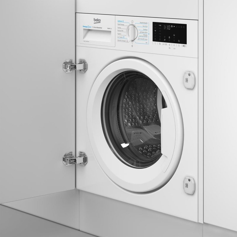 Detalle 2 de Lavadora Beko B3WBT48435WB 8 kg Carga Frontal 1400 rpm Integrable con Vapor y Dosificador Automático